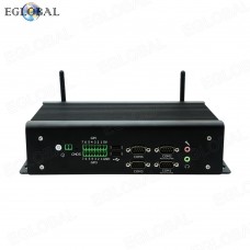 Intel Core i7-10750 Eglobal Powerful Fanless Industrial Mini PC 3 x HDMI 1.4 2 x RJ45 Intel 2.5G LAN max 64GB DDR4 RAM RS485COM Computer